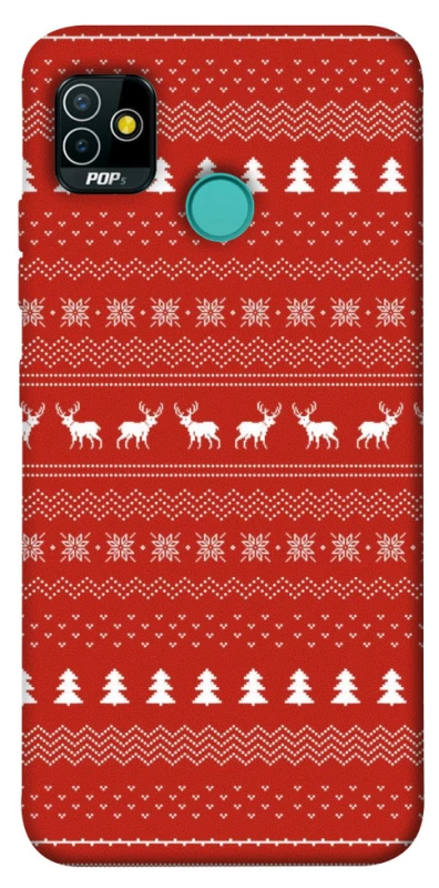 Чохол на TECNO POP 5 Новорічний v12 фото 1 з 1