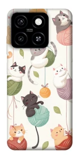 Чохол на ZTE Blade A55 4G Funny Kittens фото 1 з 1