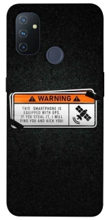 Чехол на OnePlus Nord N100 Warning фото 1 из 1