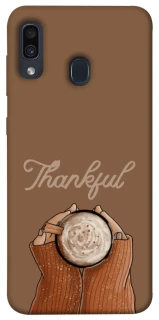 Чохол на Samsung Galaxy A20 / A30 Thankful coffee фото 1 з 1