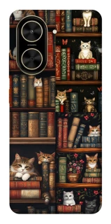 Чохол на Xiaomi Poco C71 Cats & Books фото 1 з 1
