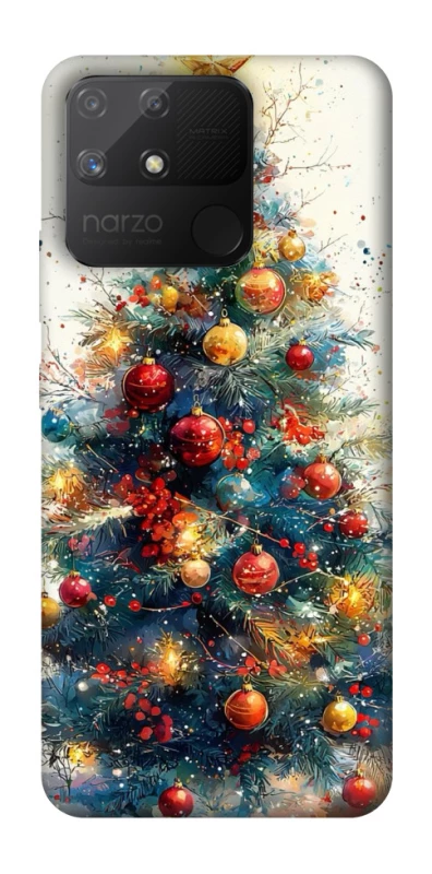 Чехол на Realme Narzo 50A Новогодний v36 фото 1 из 1