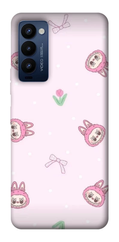Чохол на TECNO Camon 18 Pro Labubu Flower фото 1 з 1