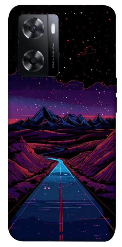 Чехол на Oppo A57s Cyber mountain фото 1 из 1