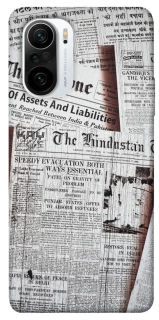 Чехол на Xiaomi Redmi K40 / K40 Pro / K40 Pro+ / Poco F3 Газеты фото 1 из 1