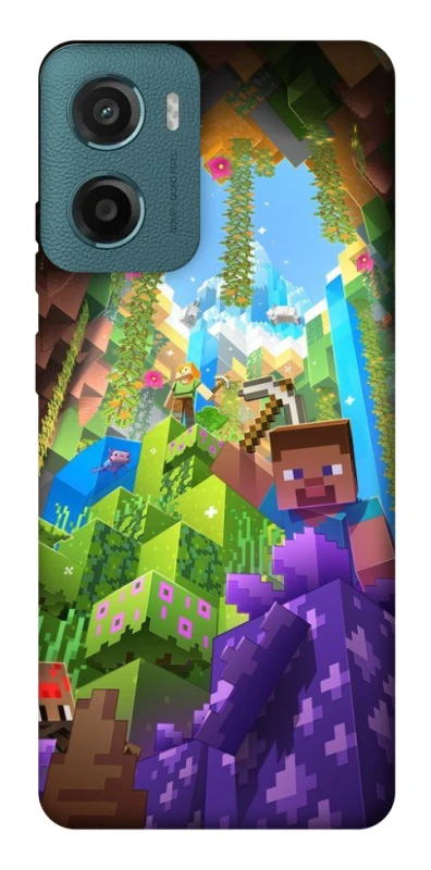 Чохол на Motorola Moto G06 Minecraft forever фото 1 з 1