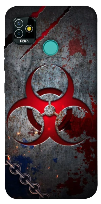 Чехол на TECNO POP 5 Радиация v3 фото 1 из 1