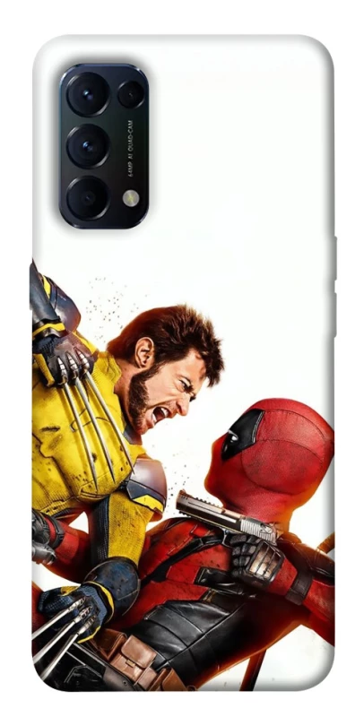 Чохол на Oppo Reno 5 4G Deadpool and Wolverine фото 1 з 1