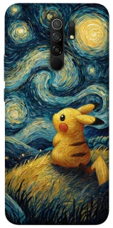 Чохол на Xiaomi Redmi 9 Pikachu and Van Gogh фото 1 з 1