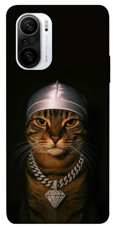 Чохол на Xiaomi Redmi K40 / K40 Pro / K40 Pro+ / Poco F3 Cat in Bling фото 1 з 1
