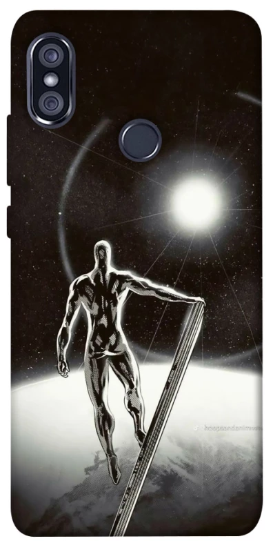 Чехол на Xiaomi Redmi Note 5 Pro / Note 5 (AI Dual Camera) Серебряный сёрфер фото 1 из 1