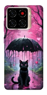 Чохол на ZTE Blade A56 Black cat фото 1 з 1