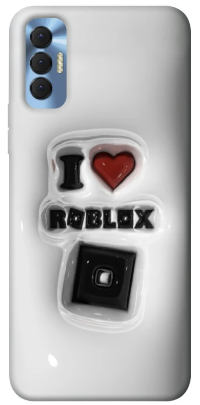 Чехол на TECNO Spark 8P I love Roblox фото 1 из 1