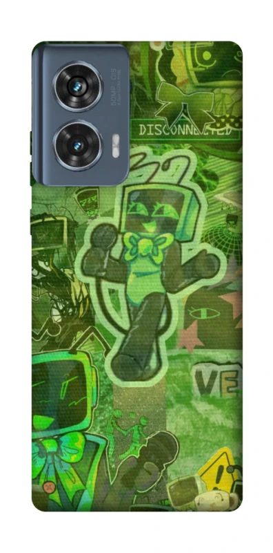 Чехол на Motorola Edge 50 Dandysworld tv green theme фото 1 из 1