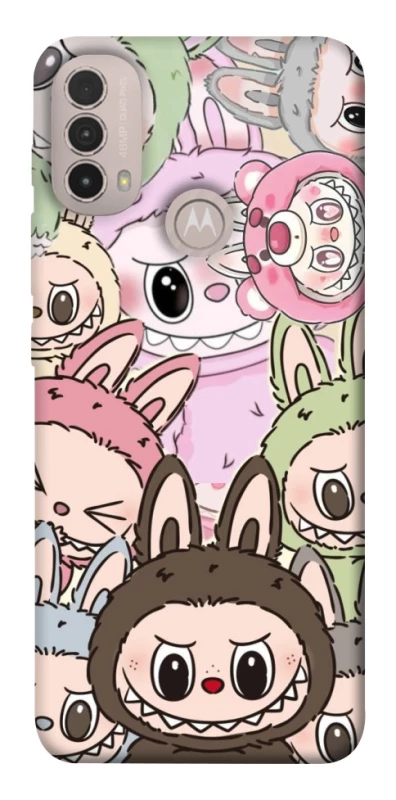 Чохол на Motorola Moto E40 All Labubu 3 фото 1 з 1