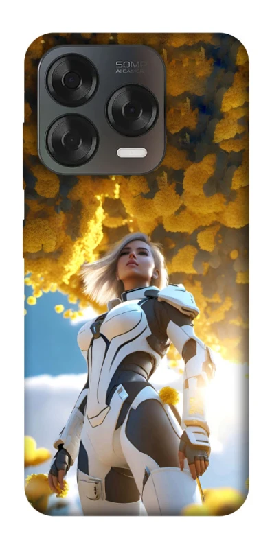Чехол на ZTE Blade V70 Design Cyber space girl ver.3 фото 1 из 2