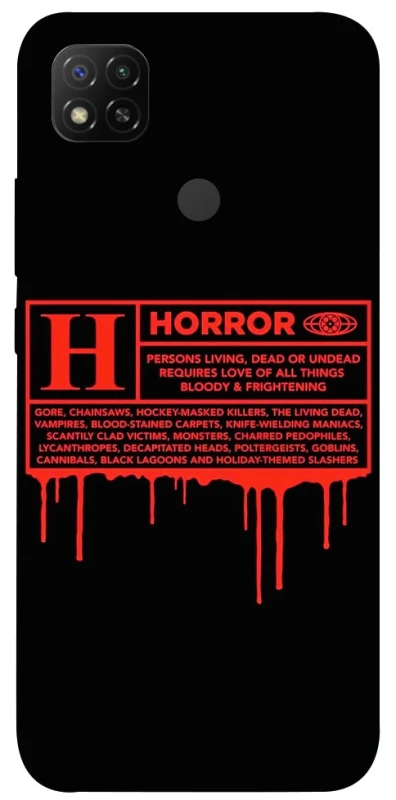Чохол на Xiaomi Redmi 9C Horror Halloween фото 1 з 1