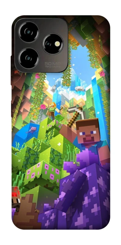 Чехол на ZTE Blade V50 Design 4G Minecraft forever фото 1 из 1