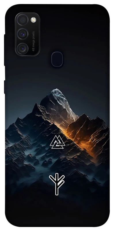 Чехол на Samsung Galaxy M30s / M21 Руны в горах фото 1 из 1
