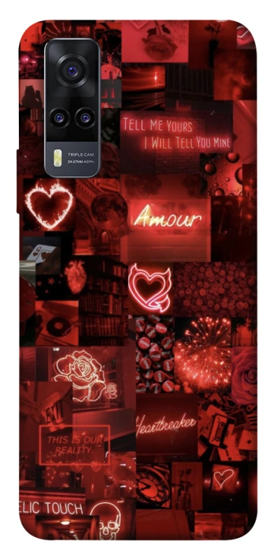 Чохол на Vivo Y31 Love collage ver.6 фото 1 з 1
