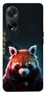 Чехол на Oppo A58 4G Cyber Red Panda фото 1 из 1