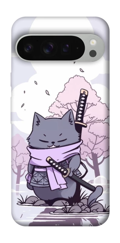 Чехол на Google Pixel 9 Pro XL Samurai cat фото 1 Чехол на Google Pixel 9 Pro XL Samurai cat фото 1 из 1
