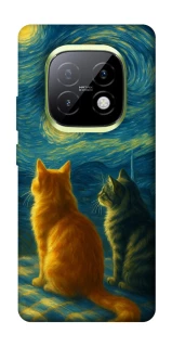 Чохол на Realme Narzo 70 Turbo Cats under the stars фото 1 Чохол на Realme Narzo 70 Turbo Cats under the stars фото 1 з 1