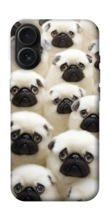 Чехол на Apple iPhone 16 Doggy Pug Love фото 1 из 1