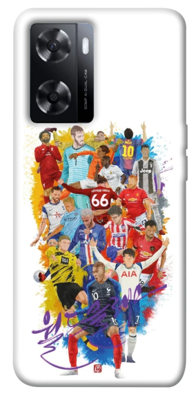 Чохол на Oppo A57s Football Abstract v2 фото 1 з 1