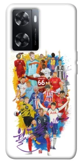 Чохол на Oppo A57s Football Abstract v2 фото 1 з 1