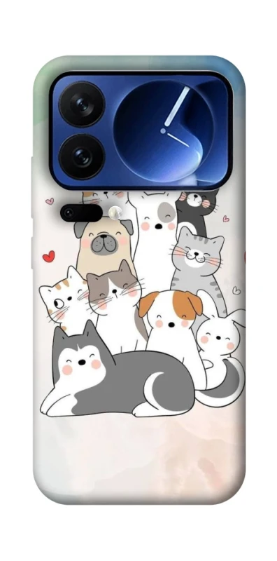 Чохол на Xiaomi 17 Pro Funny Pets ver.2 фото 1 з 1