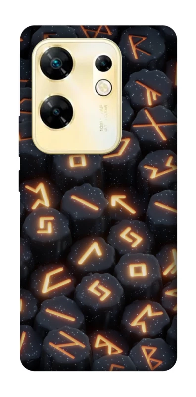 Чехол на Infinix Zero 30 4G Огненые руны фото 1 из 1