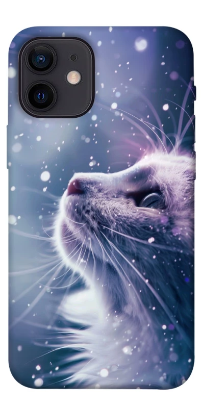 Чехол на Apple iPhone 12 mini (5.4") Snow cat фото 1 из 1