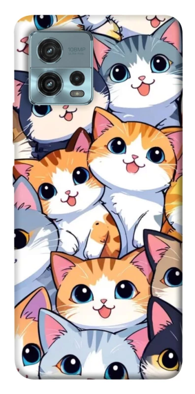 Чохол на Motorola Moto G72 Cute Cat v2 фото 1 з 1