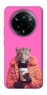 Чохол на Realme 14 Pro+ Леопард з кавою фото 1 з 1