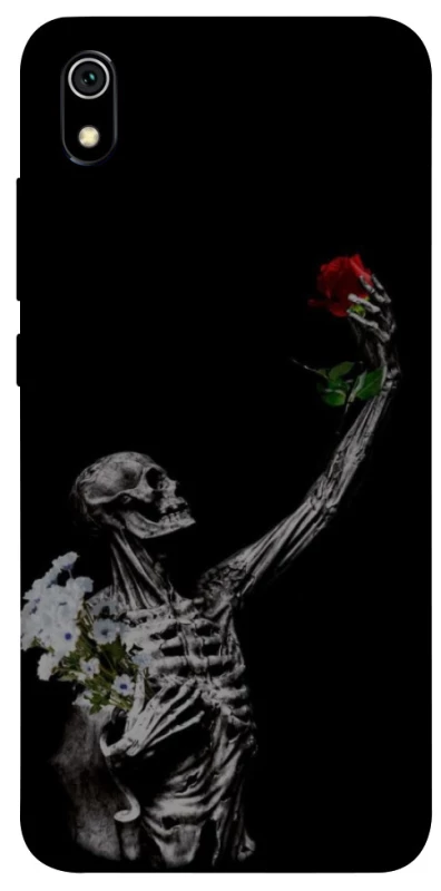 Чохол на Xiaomi Redmi 7A Skeleton vs Rose фото 1 з 1