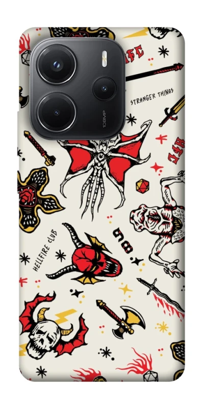 Чохол на Xiaomi Redmi Note 14 4G (Int. version) Stranger Things ver.2 фото 1 з 1