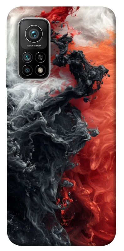 Чехол на Xiaomi Mi 10T Black and Red фото 1 из 1