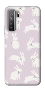 Чехол на Huawei Nova 7 SE Bunny Kisses фото 1 из 1