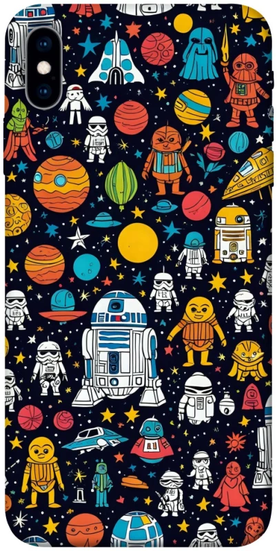 Чохол на Apple iPhone X (5.8") Star Wars background ver.2 фото 1 з 1