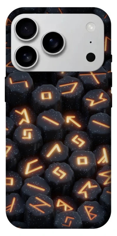 Чехол на Apple iPhone 17 Pro Max (6.9") Огненые руны фото 1 из 1