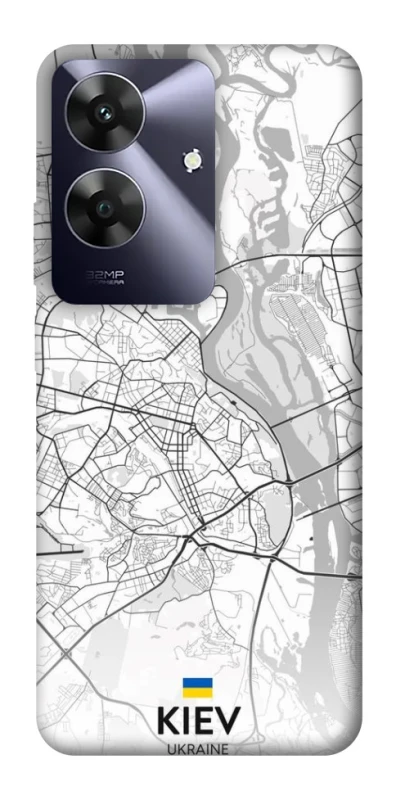 Чохол на Realme Note 60 Kiev white map фото 1 з 1