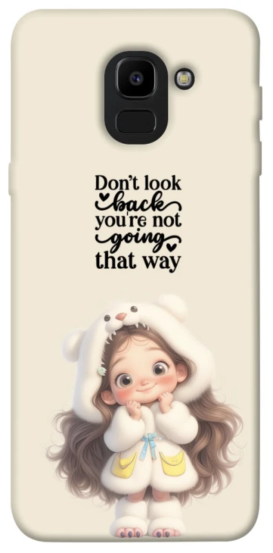 Чохол на Samsung J600F Galaxy J6 (2018) Don't look back фото 1 з 1