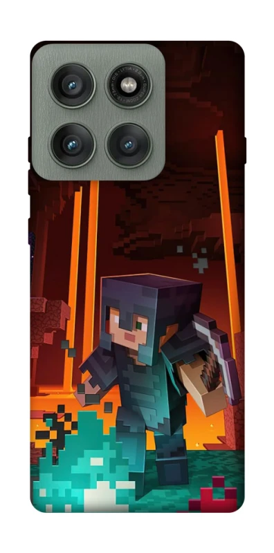 Чохол на Motorola Edge 60 Pro Minecraft game adventure фото 1 з 1