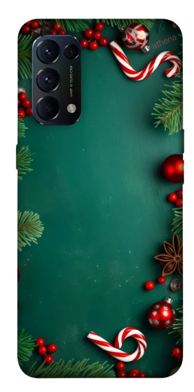 Чохол на Oppo Reno 5 4G Новорічний v35 фото 1 з 1