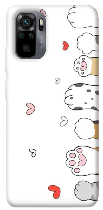 Чехол на Xiaomi Redmi Note 10 / Note 10s Paws фото 1 из 1