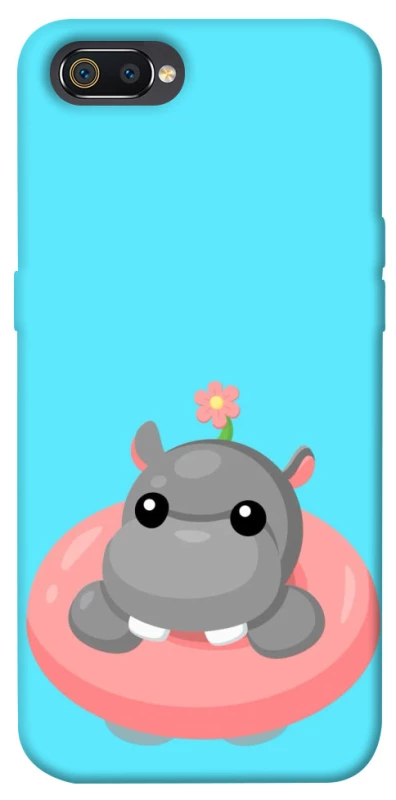 Чехол на Realme C2 Adopt Me Hippo Floatie фото 1 из 1