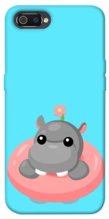 Чехол на Realme C2 Adopt Me Hippo Floatie фото 1 из 1