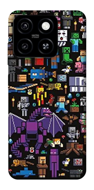 Чохол на ZTE Blade A55 4G Minecraft v5 фото 1 з 1