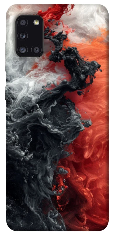 Чохол на Samsung Galaxy A31 Black and Red фото 1 з 1
